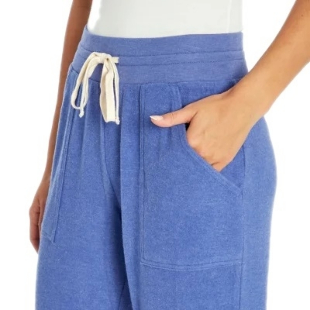 NWT Wildfox $98 Wmn L Super Soft Periwinkle Jogger - Picture 3 of 9